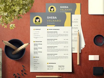 Elegant Corporate CV Resume cover letter