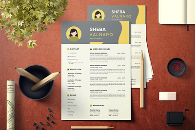 Elegant Corporate CV Resume cover letter