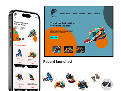 E-Com Responsive Website for NIKE AIR Shoes branddesign creativedesign designinspiration designprocess designthinking digitaldesign interactiondesign nike nikeapp nikedesign nikeinnovation nikeui nikeuserjourney nikeux responsivedesign uiux userexperience userinterface visualdesign webdesign