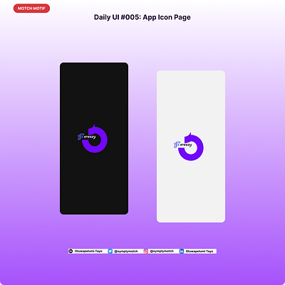 Daily UI 005: App Icon Page app design graphic design typography ui ux