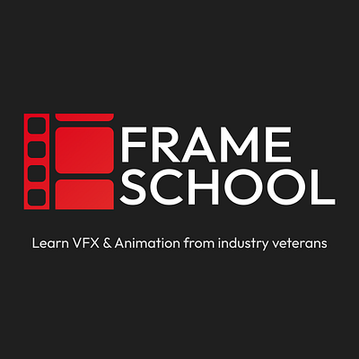 Frame School Logo Design app branding design graphic design illustration logo minimal typography ui ux
