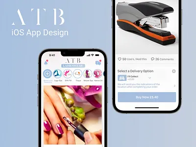 ATB | iOS App Design & Marketing app design ui ux
