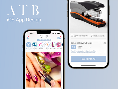 ATB | iOS App Design & Marketing app design ui ux