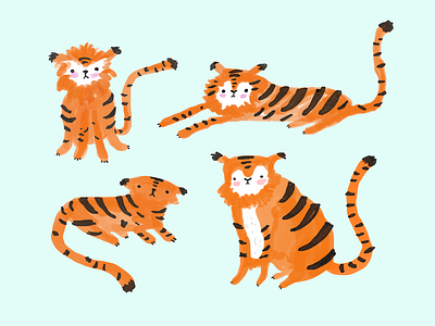 Tigers illustration