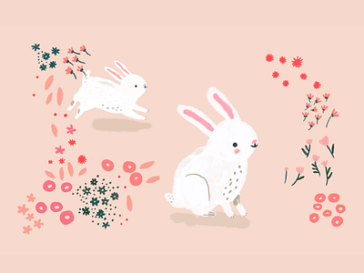 Free bunny illustration