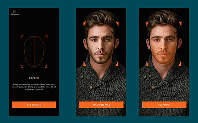 KYC Biometrics branding design graphic design illustration logo ui ux ux design vector web app