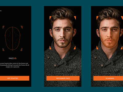 KYC Biometrics branding design graphic design illustration logo ui ux ux design vector web app