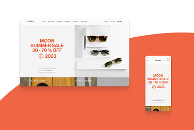 E - commerce adaptivedesign dailyui design designerglasses ecommerce onlinestore ui ux webdesign