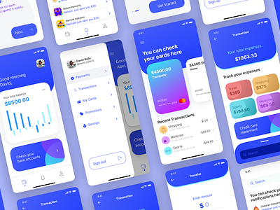 Monie - Finance App app design digital product finance finance app fintech mobile app mobile ui modern design money product design tech transaction ui user interface