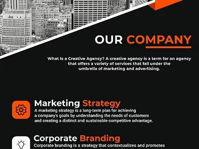 Creative Agency Standee Design In Illustrator branding design graphic design illustration vector