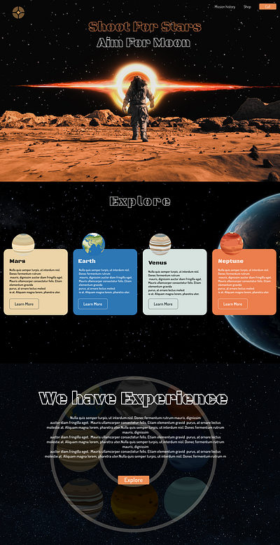 Space Experience design desktop graphic design mmon space ui