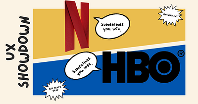 The UX Showdown: HBO Max vs. Netflix comic design hbo max netlix ux