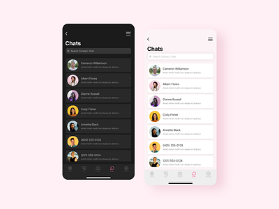 Chat Screen chat design mobile ui uidesign whatsapp