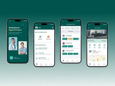 Appointment Booking App animation appointment design doctor fashion designer mobile ui