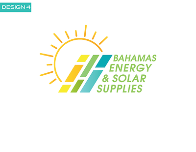 Bahamas Energy & Solar Supplies branding graphic design logo