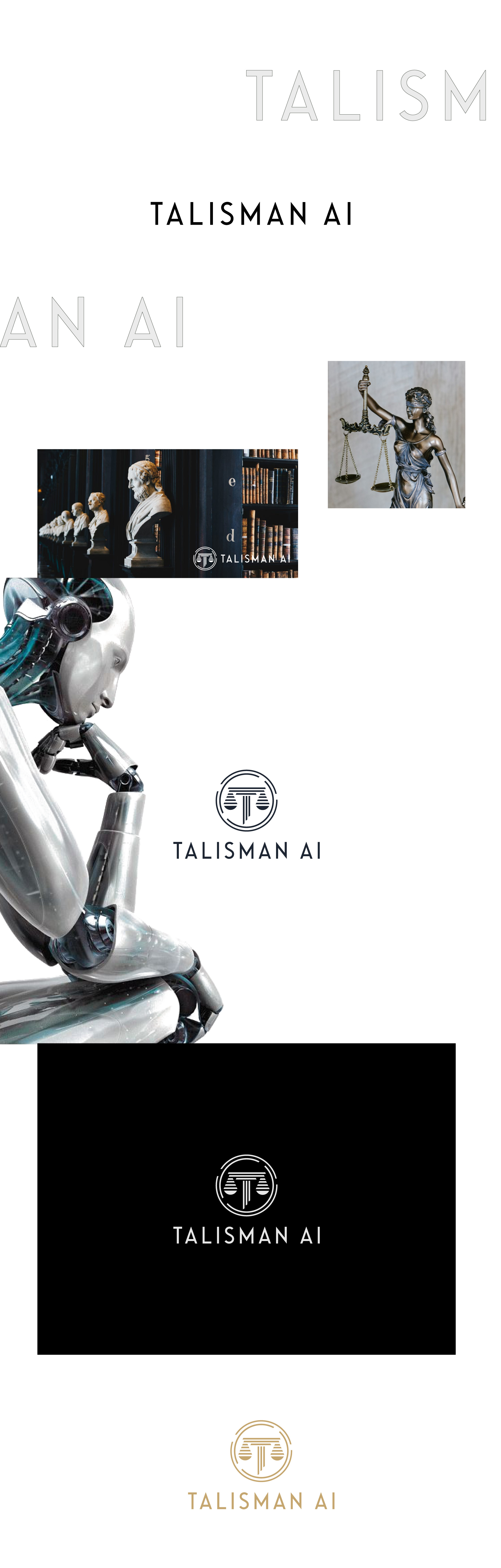 Talisman Ai_Logo design clean design logo minimal minimalist modern simple simple clean interface