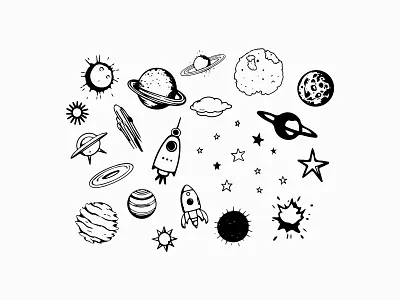 Vector Space Doodles vectors