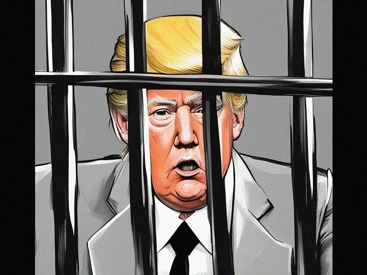 Trump Behind Bars 6.0 by Pablo Perez on Dribbble