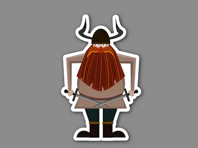Warrior animal cartoon cartoon viking character fantasy graphic design historical historical character illustration kids man nordic planner stickers scandinavian soldier stickers viking character warrior warrior stickers