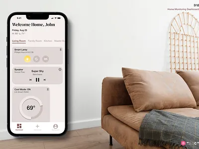 Daily UI 021: Home Monitoring Dashboard app dailyui design designinspo product design ui ux