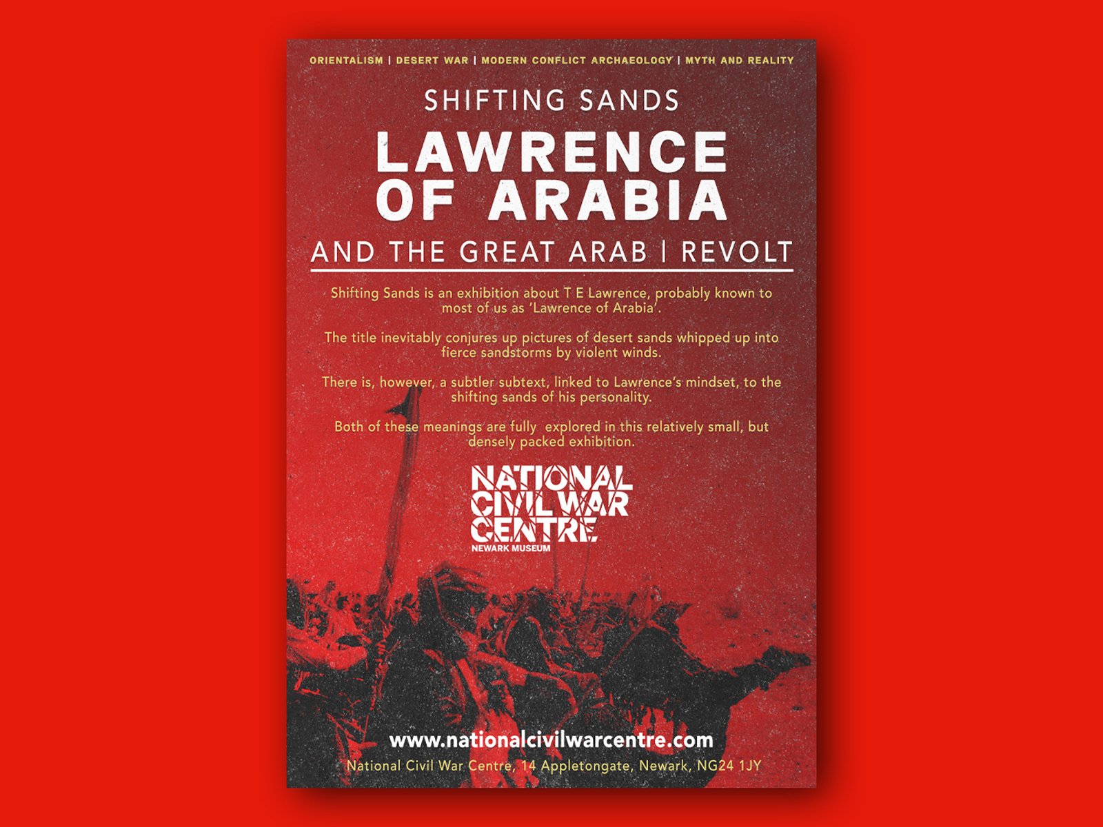 Tuff Draft Design - Lawrence Of Arabia Exhibition Poster by Tuff Draft ...