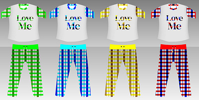Digital Fashion/Pajama for women apparel clothes digital fashion fabric fashion illustration pajama pants pattern seamless t shirt texture trousers womens wear