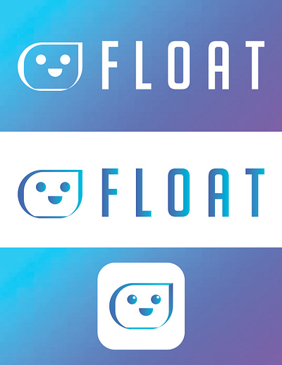 Ai chat assistant (float) logo ai logo app icon app logo branding chatbot logo colourful logo design graphic design logo minimalist logo simple logo web logo