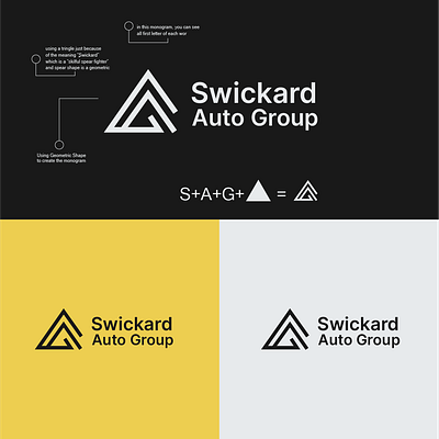 Logo design for automotive company branding combinedmark custom logo geometric graphic design illustrator lettermark luxury minimal modernlogo monogram photoshop startup