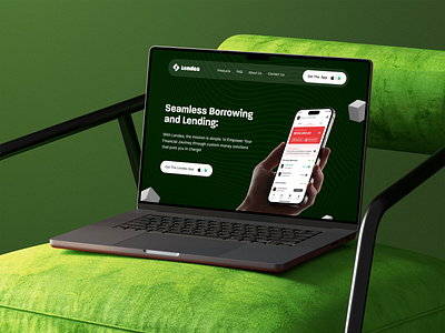 Fintech Landing Page app ui branding design landing page logo product design ui ui ux user interface ux web app website