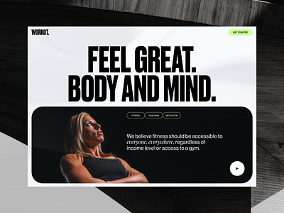 ⬤ WORKOT.™ — 167 art direction case study design eddesignme el salvador fitness interaction landing page ui userexperience web page workot