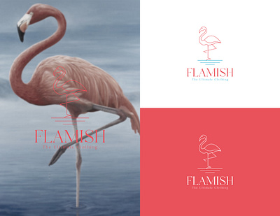 Concept: Flamish Logo Design. botanical logo line art logo logo logodesign minimalist minimalist logo monogram logo simple logo tryp logo