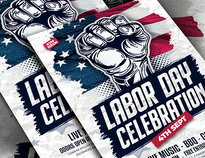 Labor Day Flyer event flyer event poster flyer flyer design flyer template labor day design labor day flyer labor day poster poster print design print template template usa event