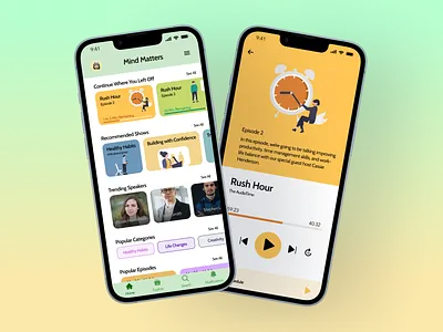 Podcast App design design challenge figma mobile podcast ui ux