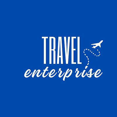 Travel Enterprise Logo branding creative design enterprise flight graphic design illustration latest logo travel vector