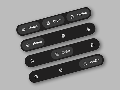 Bottom Navigation Bars app design icons mobile app naviigation bar ui ux