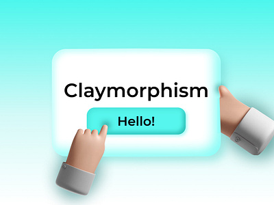 Claymorphism 3d clay morphism design graphic design morphism ui ux visual design