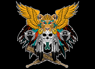 Jaguar and Skull Logo by TBC logo
