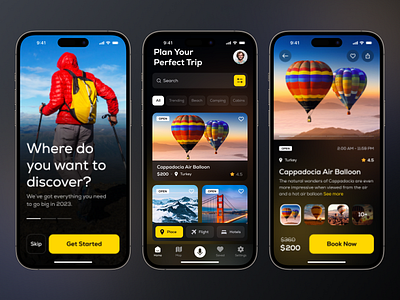 Travel App Design animation app appdesign apps booking app design flight hotel booking ios mobile app mobile ui ticket tour travel app trendy trip ui ui design uiux ux