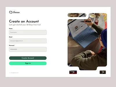 sign up