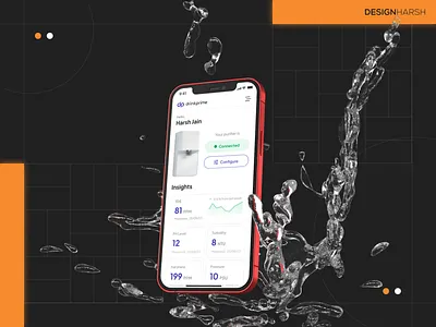 Drinkprime - Smart water purifier app app design design design ideas figma design mobile app mobile app design smart appliance smart mobile app ui water purifier