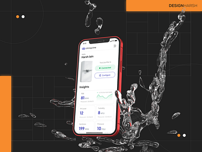 Drinkprime - Smart water purifier app app design design design ideas figma design mobile app mobile app design smart appliance smart mobile app ui water purifier