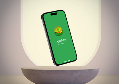 Agri Grow - Farmer Friendly App agri app login logo mobileapp ui userinterface