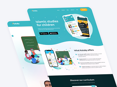 Kutuby Web and app Designed Faith, Love, and Learning! app app design dashbord design design e learning education ] education app figma interface design landing page ui ui designe uiux ux ux design web web agency web app web design webflow