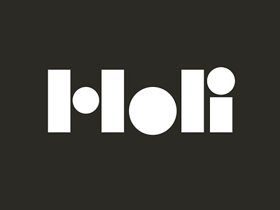 Holi coffee shop logo branding church custom design graphic design logo modern typography vector