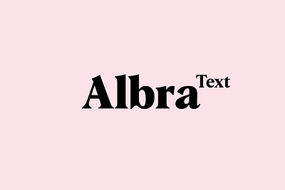 Albra Text Collection advertising bold serif display editorial fashionable fat serif food headline logo packaging poster serif