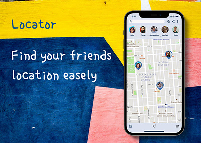 Location Tracker 3d app dailyui design location tracker map mockup ui webdesign