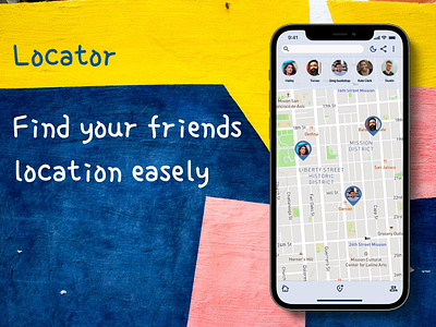 Location Tracker 3d app dailyui design location tracker map mockup ui webdesign