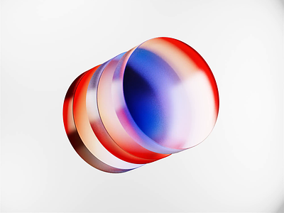 Gradients 3d 3d animation animated animation blender blender3d color colorful glass gradient illustration