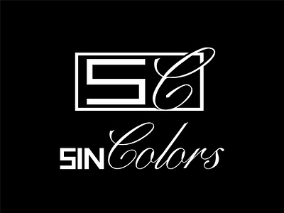 Sin Colours logo branding custom design fashion graphic design logo typography vector