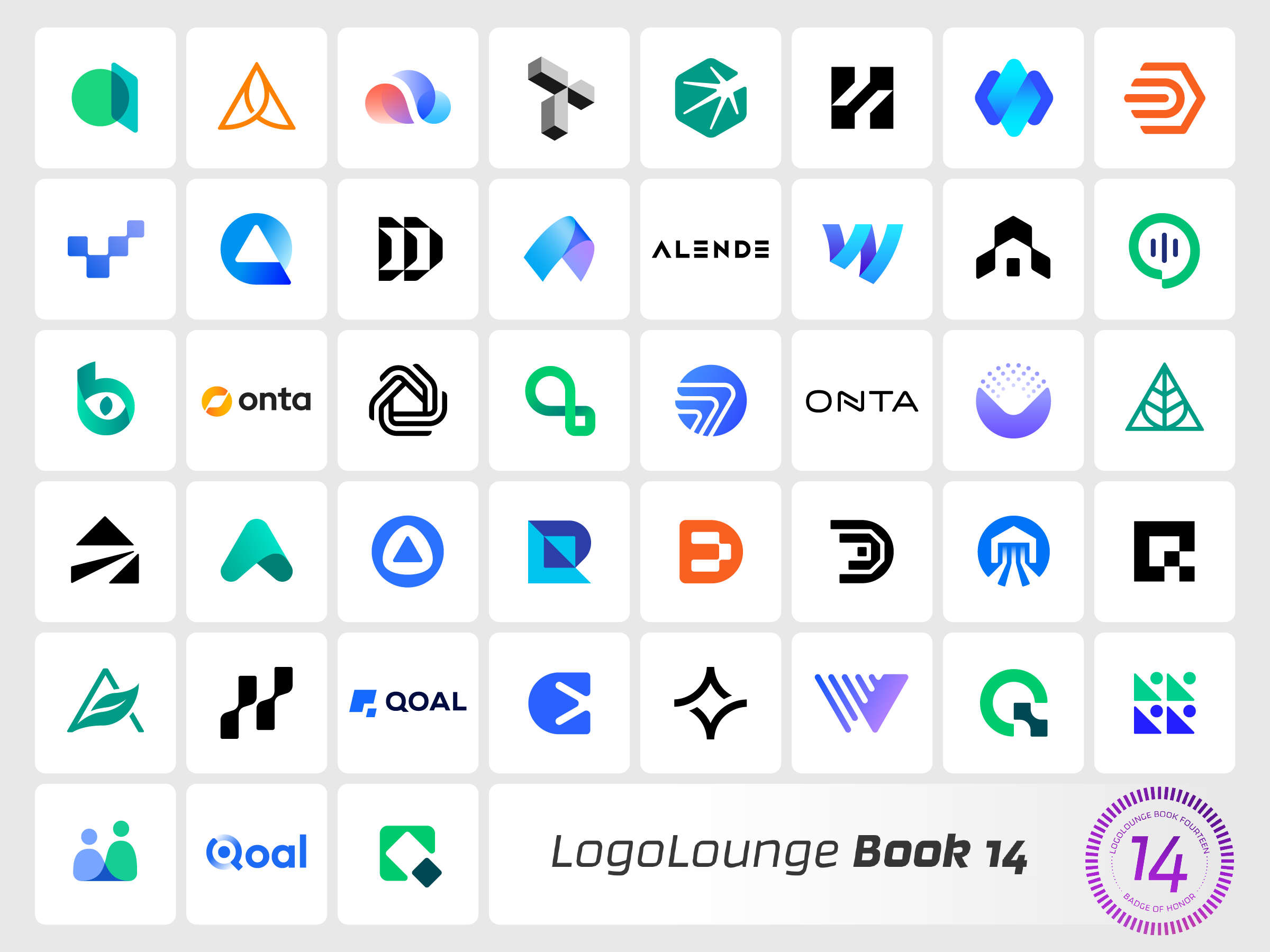 LogoLounge Book 14 – 43 Logos Awarded